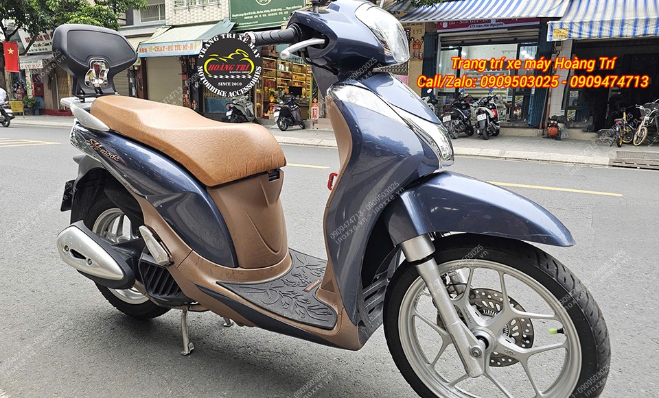 Bộ chân chống inox cho xe Vario, Airblade, PCX 2014, Sh Mode